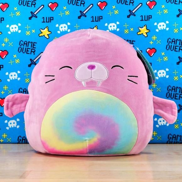 Squishmallow Rou the Purple Walrus 11" UltraSoft Stuffed Animal Toy Plush NWT - Picture 1 of 7